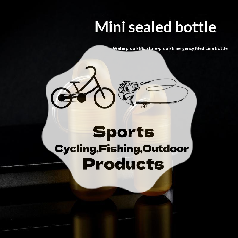 Edc Pill Carry - Small PEI Pill Bottle Multifunctional Storage