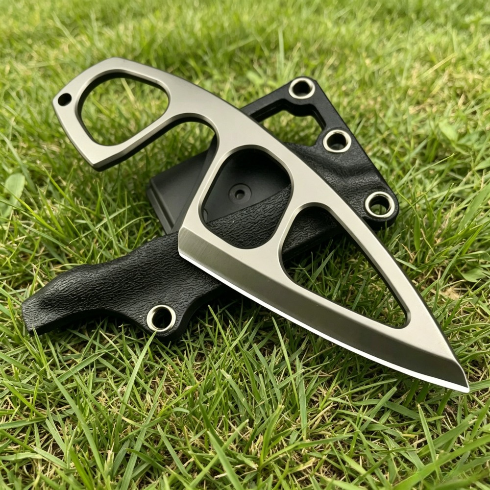 Edc Carry Pocket Knife - High Hardness Neck Knife 440C Blade