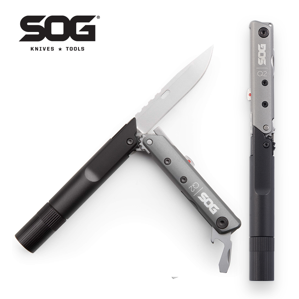Edc Carry Knife - SOG BATON Q2 4 in 1