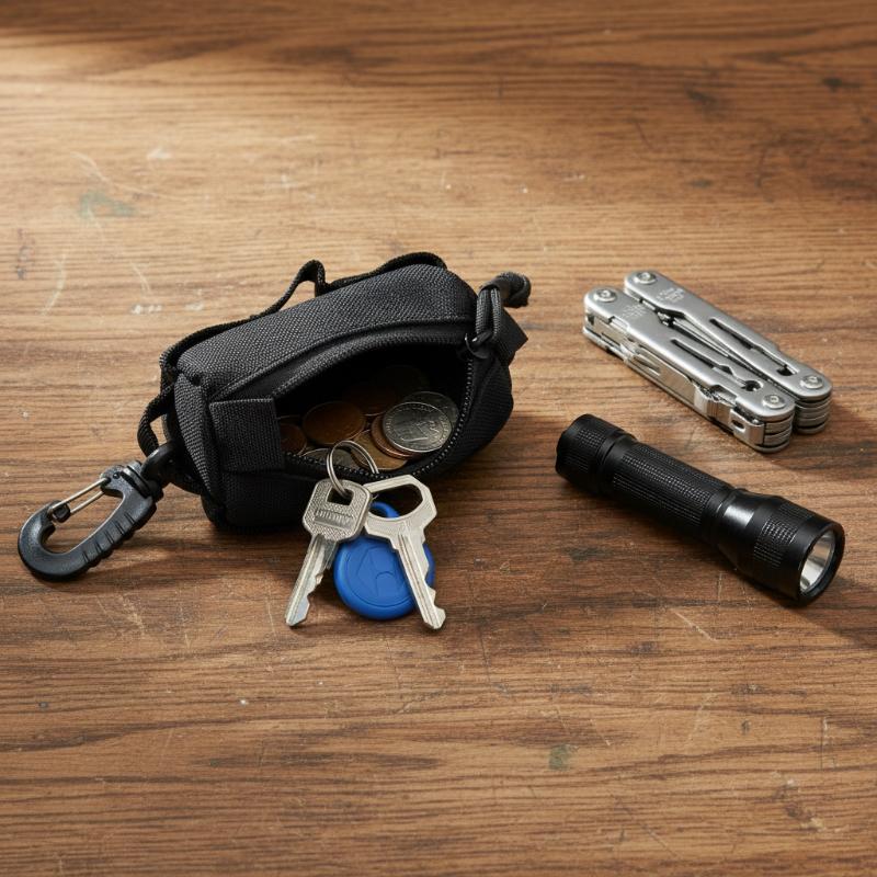 Outdoor EDC Pouch, Zipper Key  - đánh giá và giá Edc Carry Card