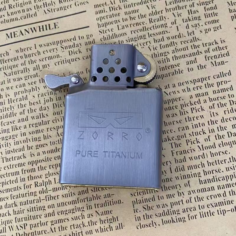 ZORRO 2026 new pure titanium l - đánh giá và giá Lighter Insert Zippo