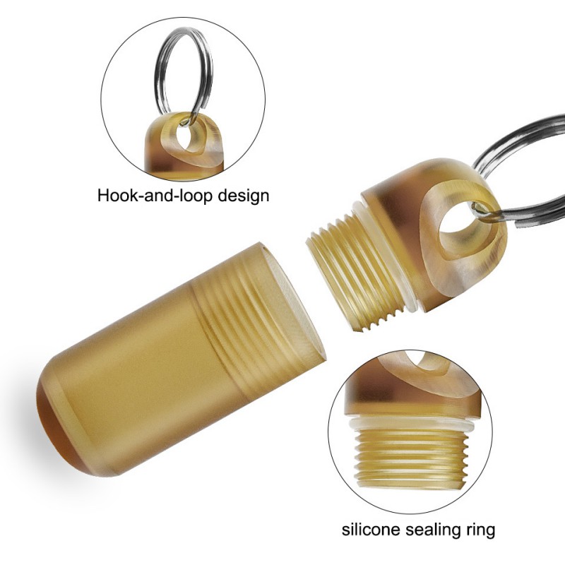 Mini Portable Pill Box Waterpr - đánh giá và giá Edc Pill Carry
