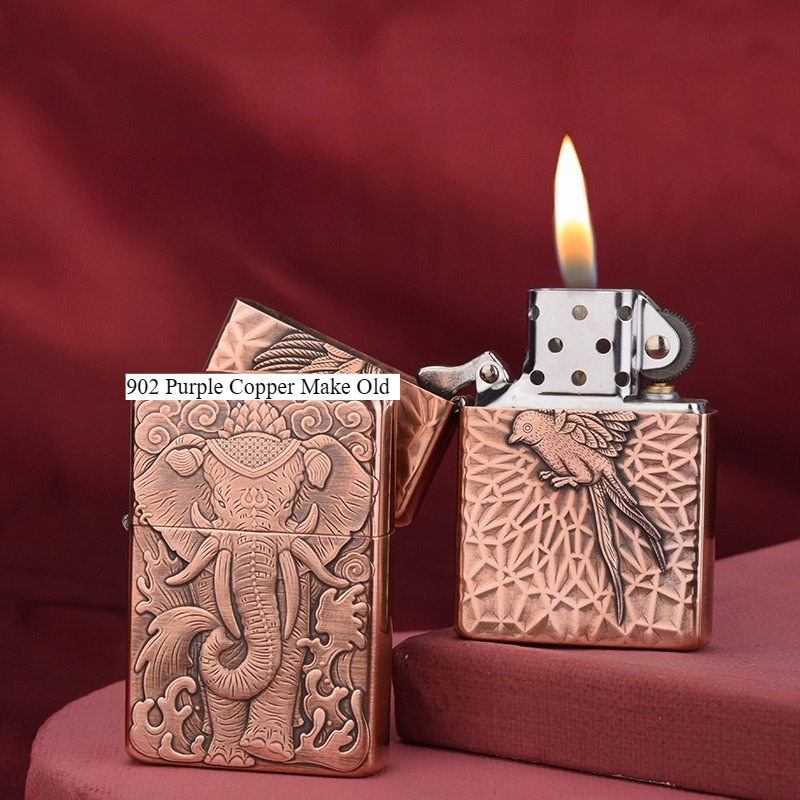 ZORRO 902 Purple Copper Handma - đánh giá và giá Lighter Insert Zippo