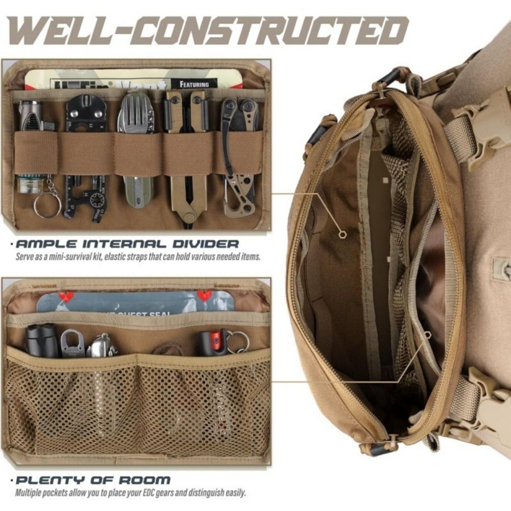 Fashion 1000D Nylon Men Chest  - đánh giá và giá Edc Carry Items