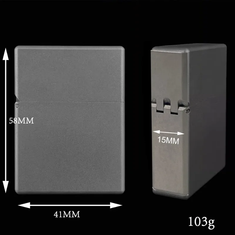 Titanium Shell Windproof Light - đánh giá và giá Lighter Insert Zippo