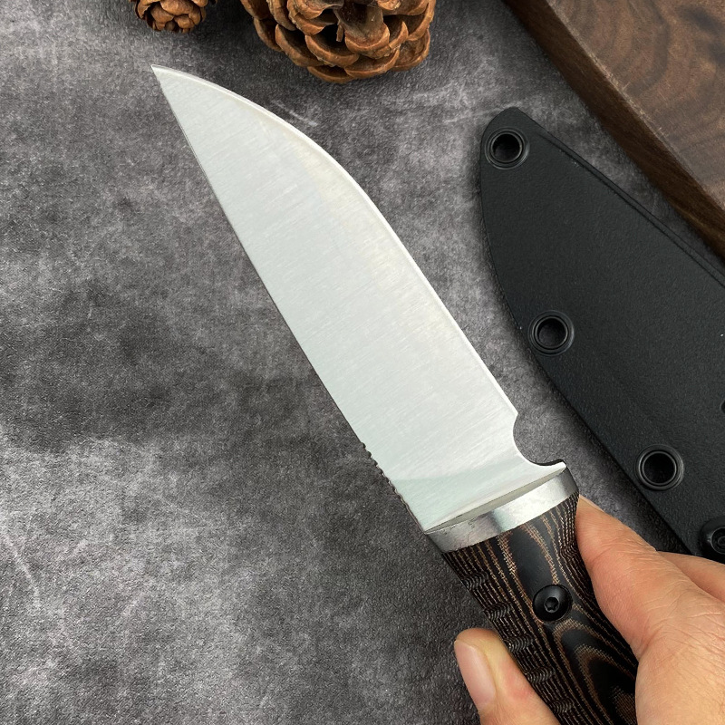 Straight Knife D2 Blade G10 Ha - đánh giá và giá Edc Fixed Blade Deep Carry